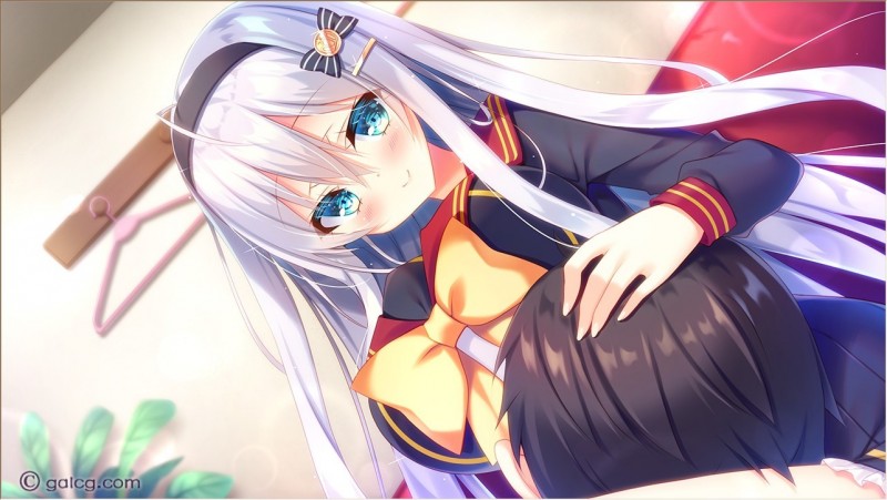 与女朋友的甜蜜生活~你喜欢一心一意的银发美少女吗?