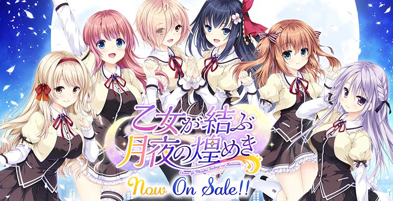 乙女が結ぶ月夜の煌めき