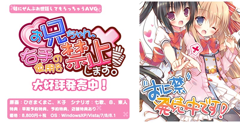 お兄ちゃん、右手の使用を禁止します!