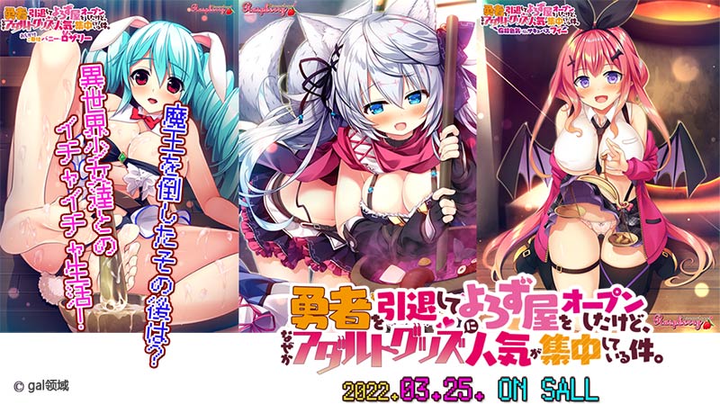 勇者を引退してよろず屋をオープンしたけど、なぜかアダルトグッズに人気が集中している件。