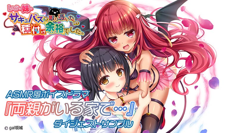 Lowな妹にサキュバスが取り憑いたので種付け余裕でした。