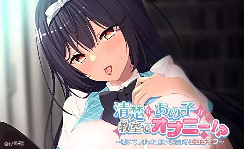 清楚なあの子が教室でオナニー!?